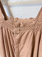 Antique house dress, natural dyed