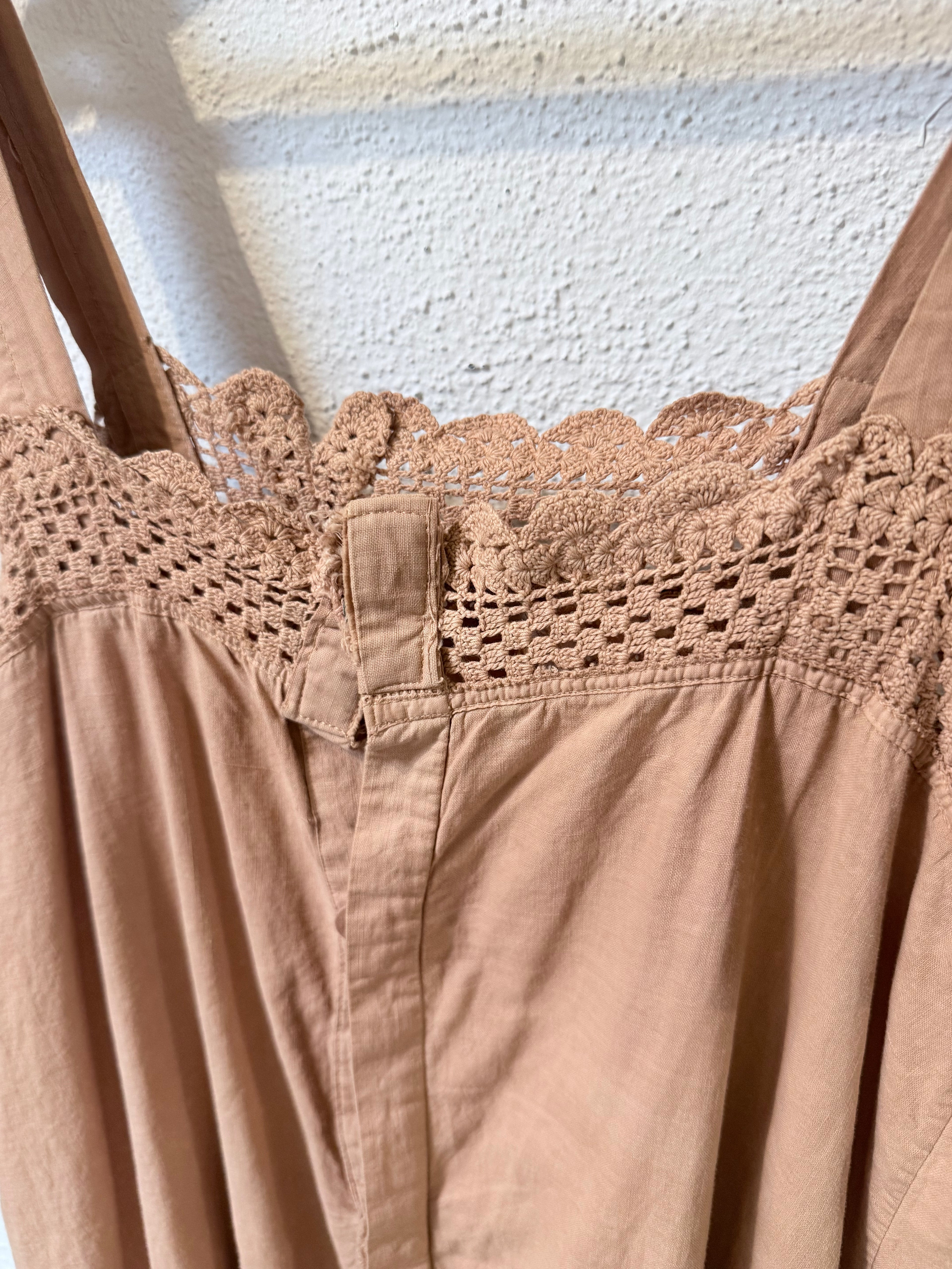 Antique house dress, natural dyed