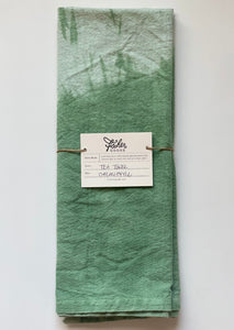 Natural Dyed Tea Towel - Chlorophyll