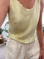 Pistachio Silk tank