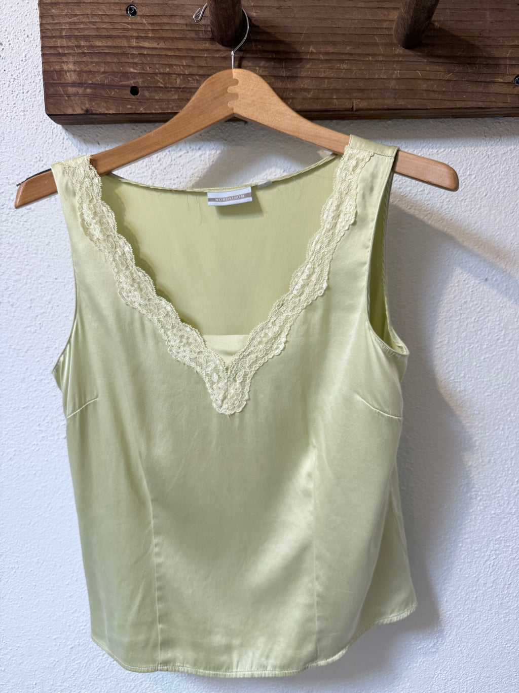 Pistachio Silk tank