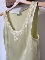 Pistachio Silk tank