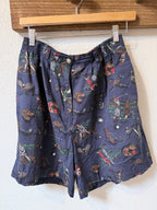 Vintage Sportswear golf-print shorts