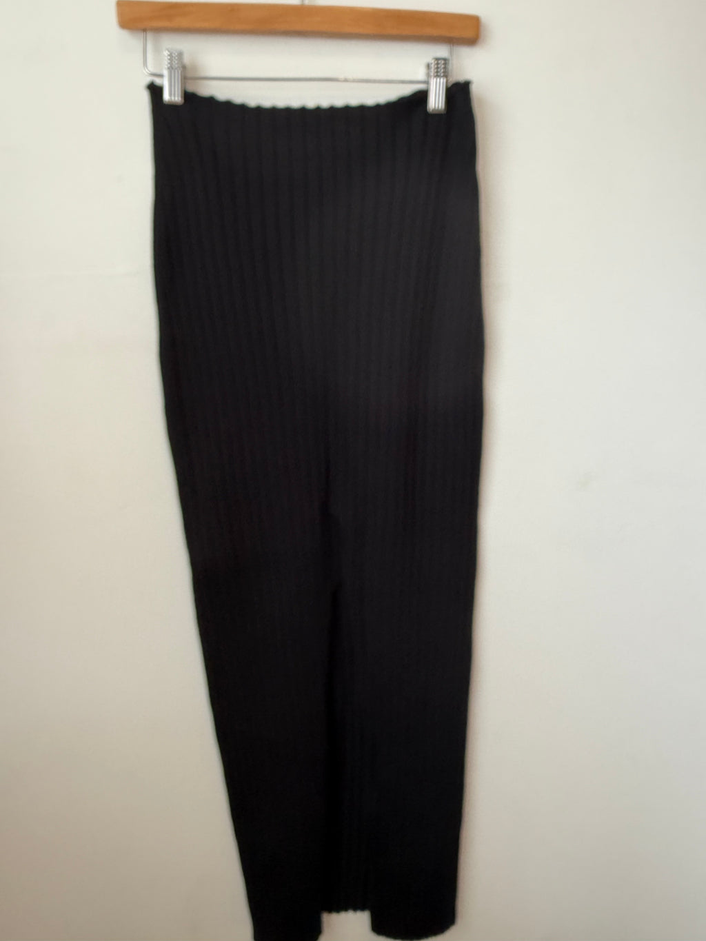 The Row - Mosses Silk, Ribbed Knit  Maxi Skirt
