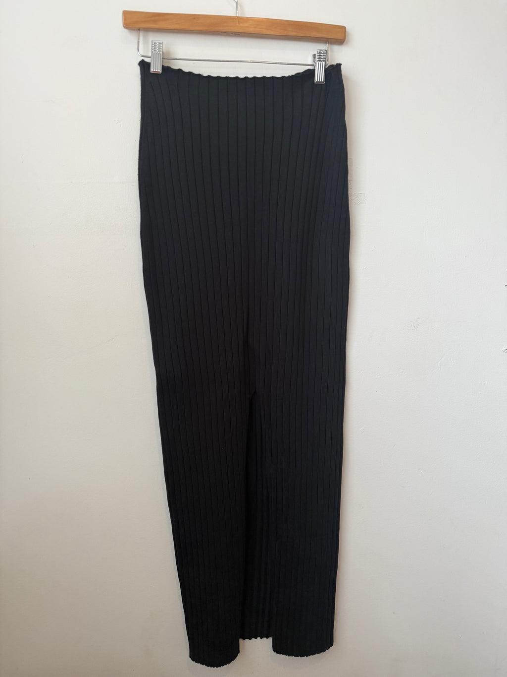 The Row - Mosses Silk, Ribbed Knit  Maxi Skirt