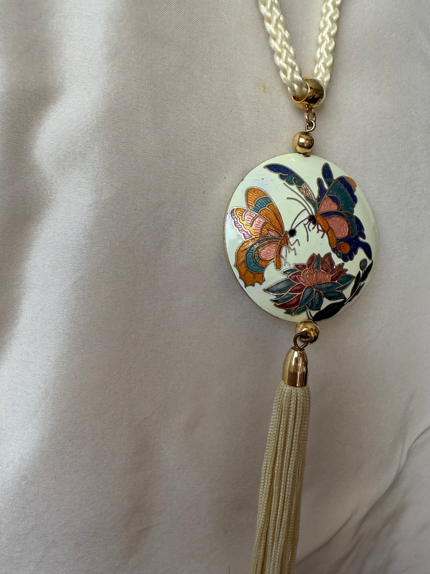 Butterfly charm necklace