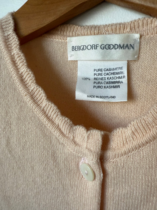 Bergdorf Goodman scalloped cardigan