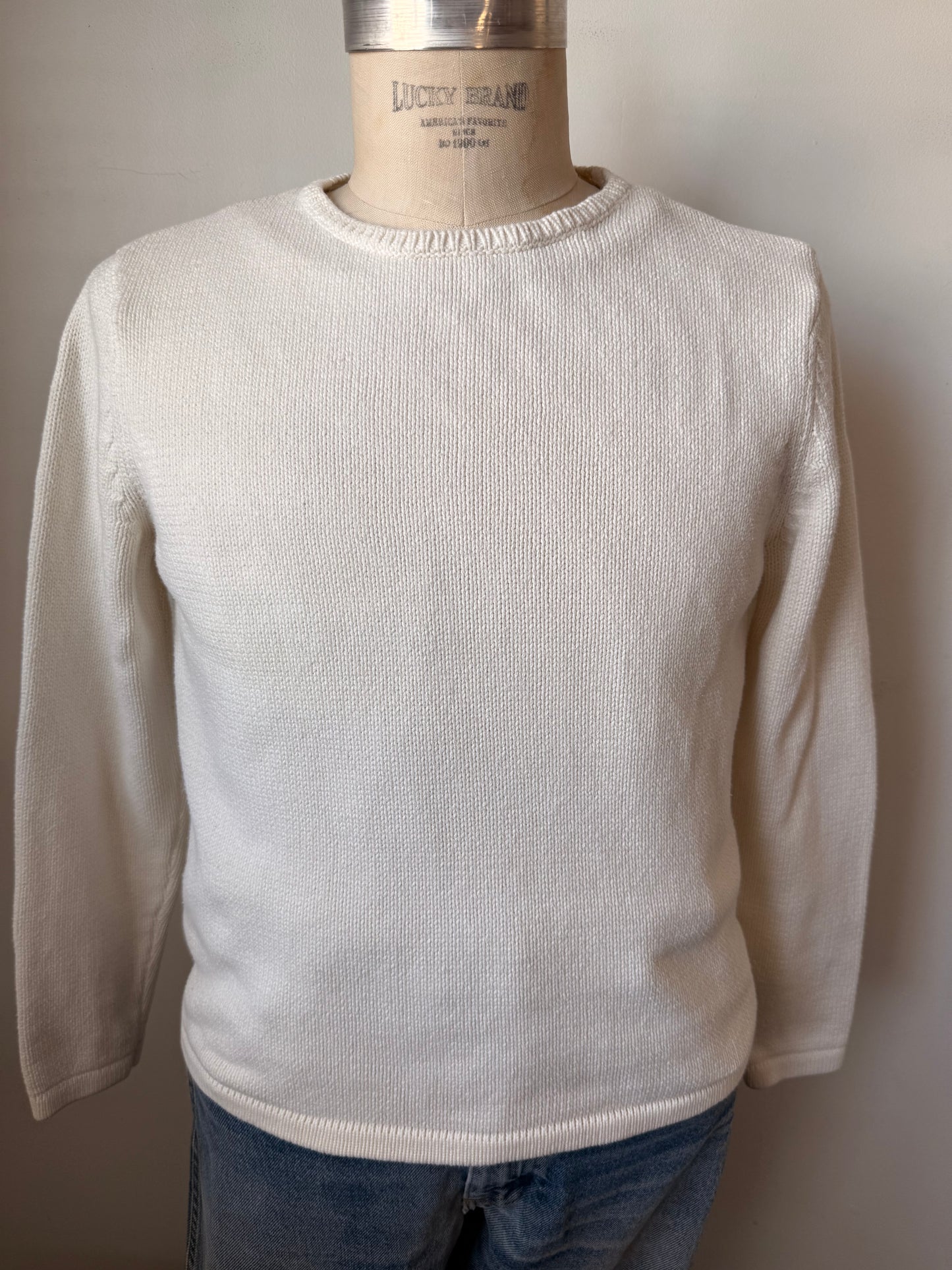 Crew neck cream classic