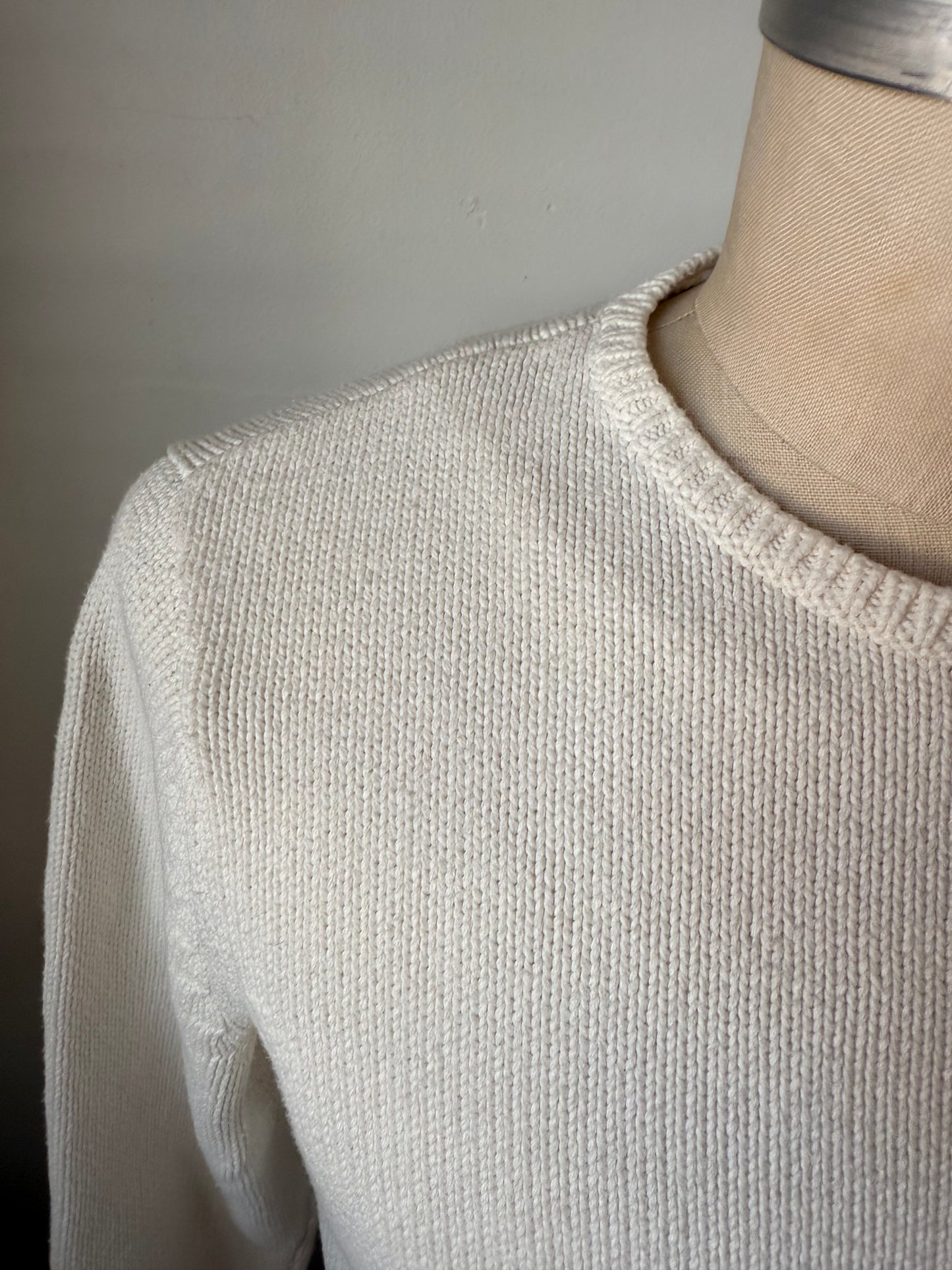 Crew neck cream classic