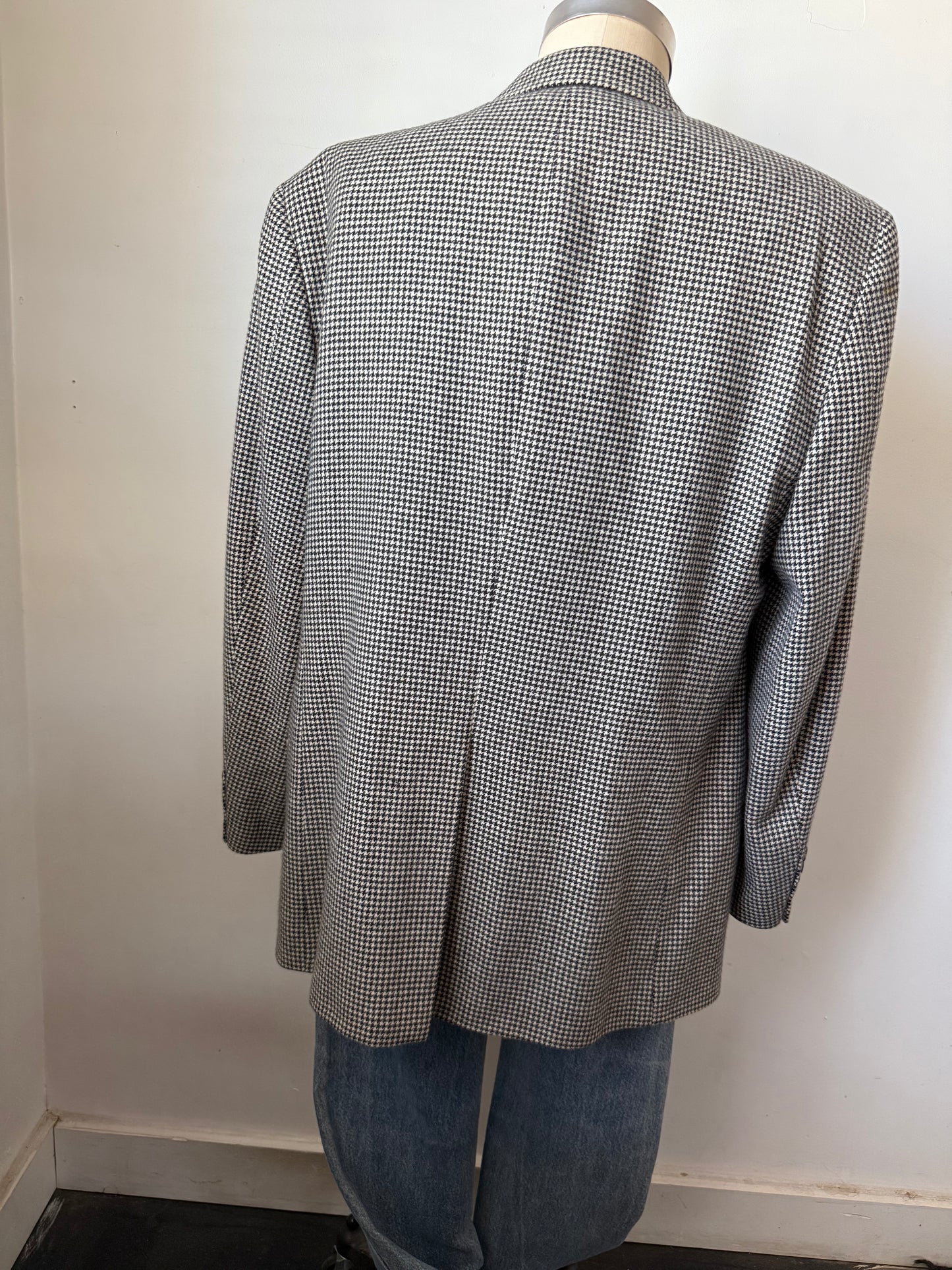 Oversized Herringbone Blazer