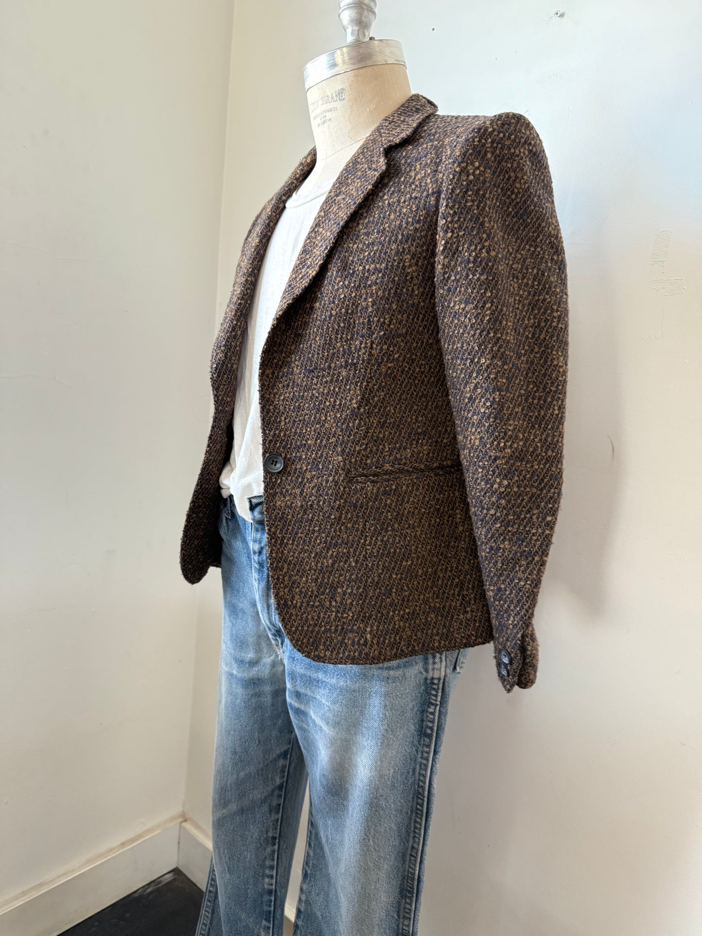 Textured Tweed Blazer