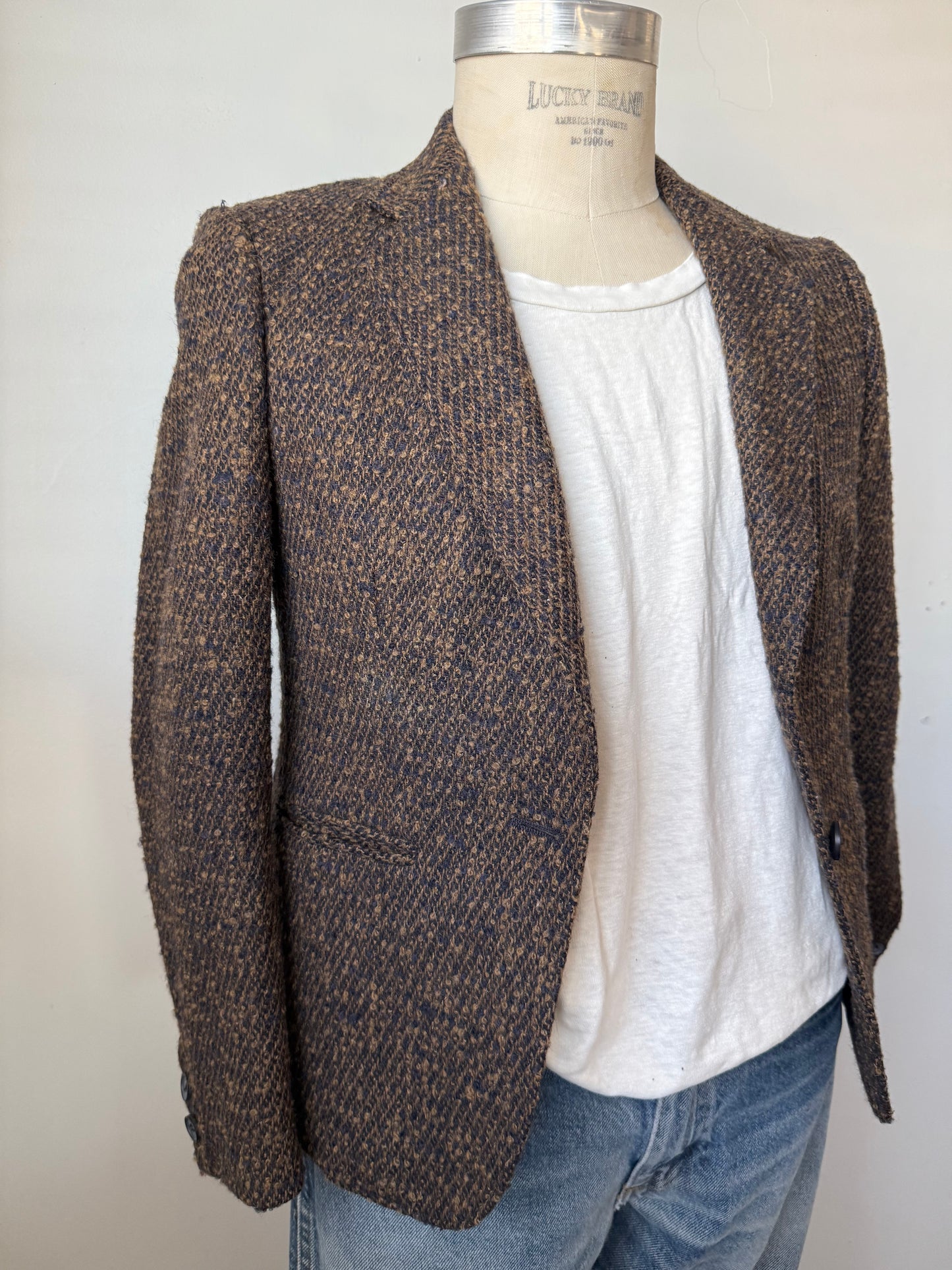 Textured Tweed Blazer