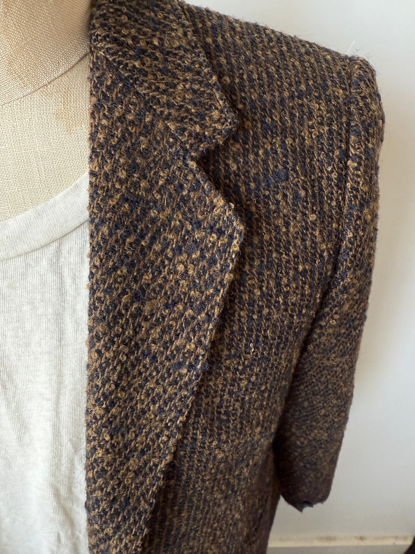 Textured Tweed Blazer
