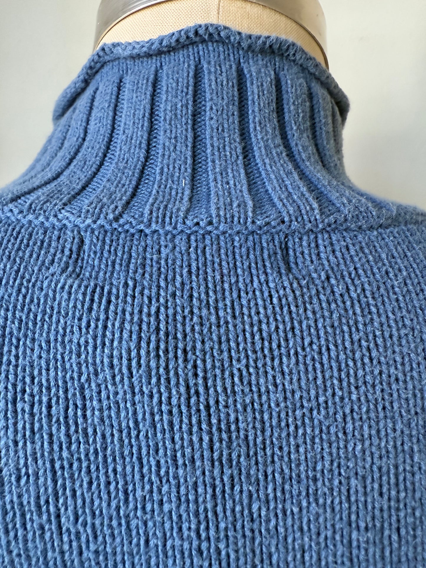 3/4 Zip cotton sweater