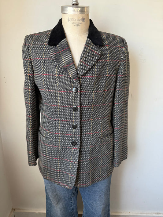 Plaid Blazer
