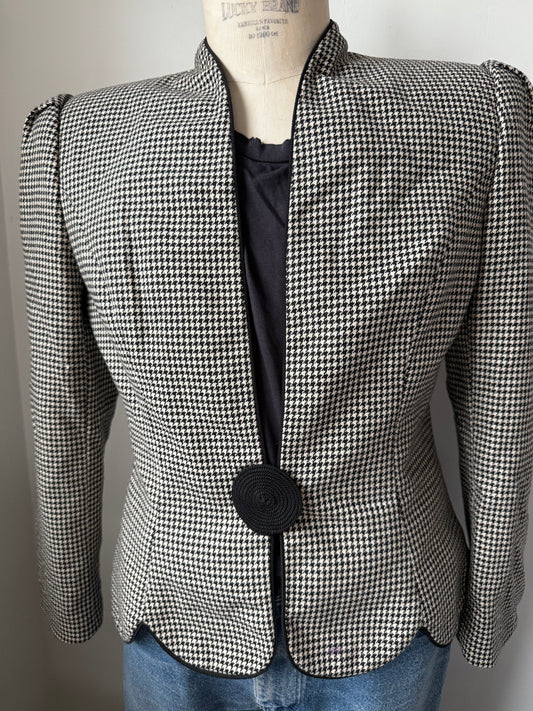90's Herringbone Blazer