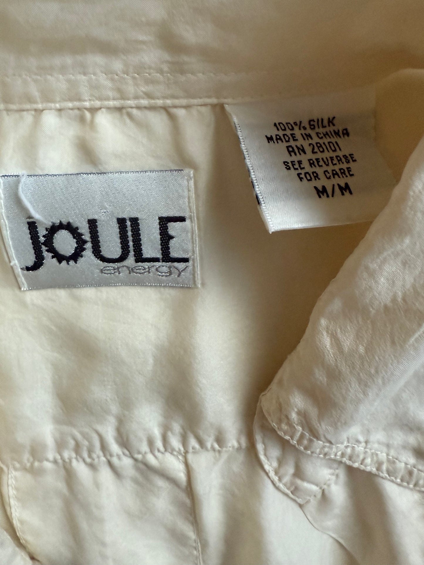 Big Pocket Silk Blouse