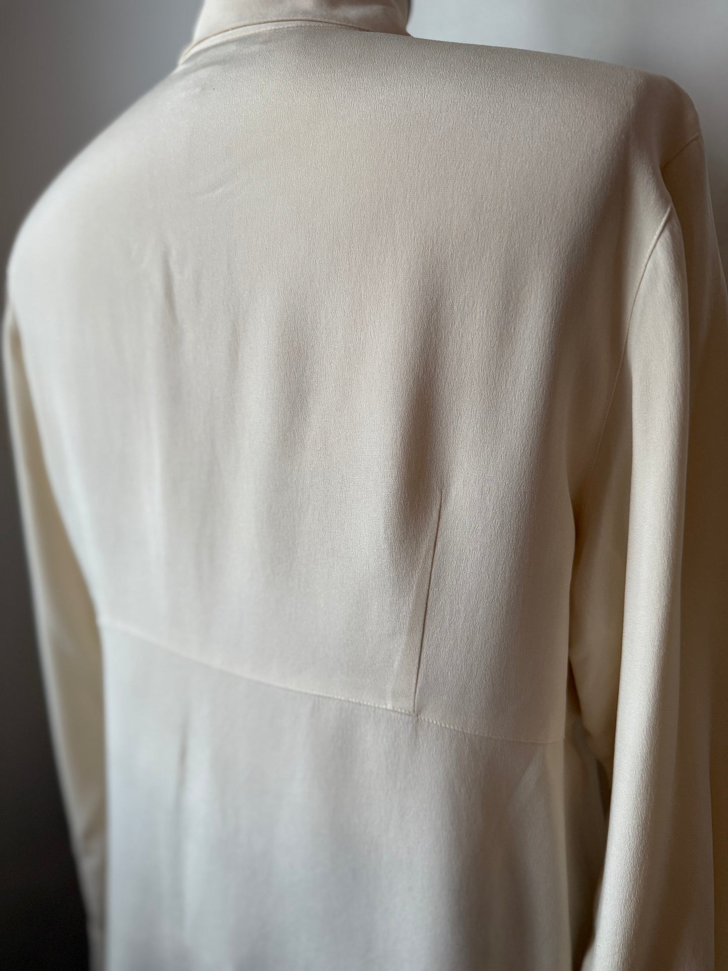 Structure Silk Blouse