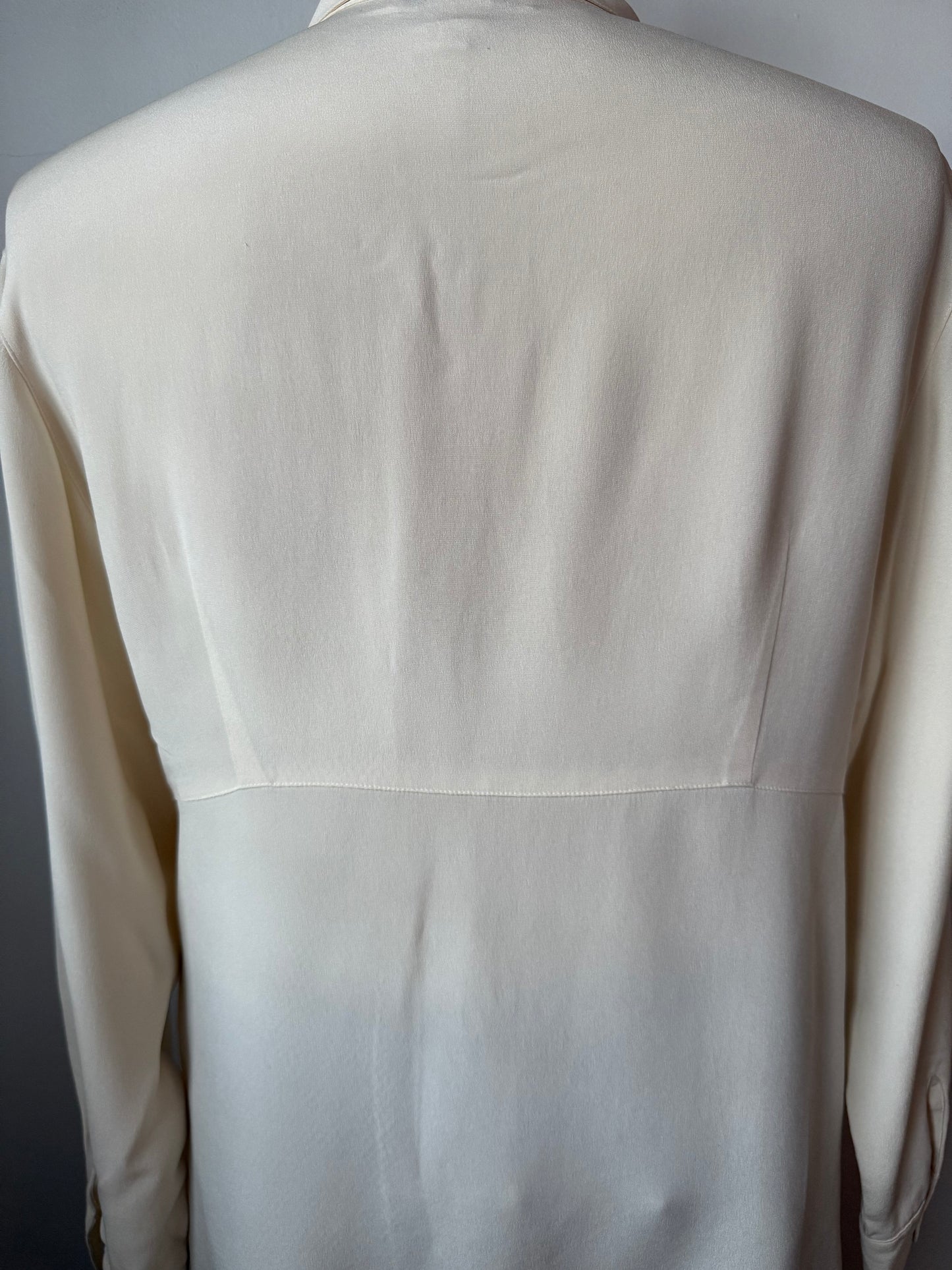 Structure Silk Blouse