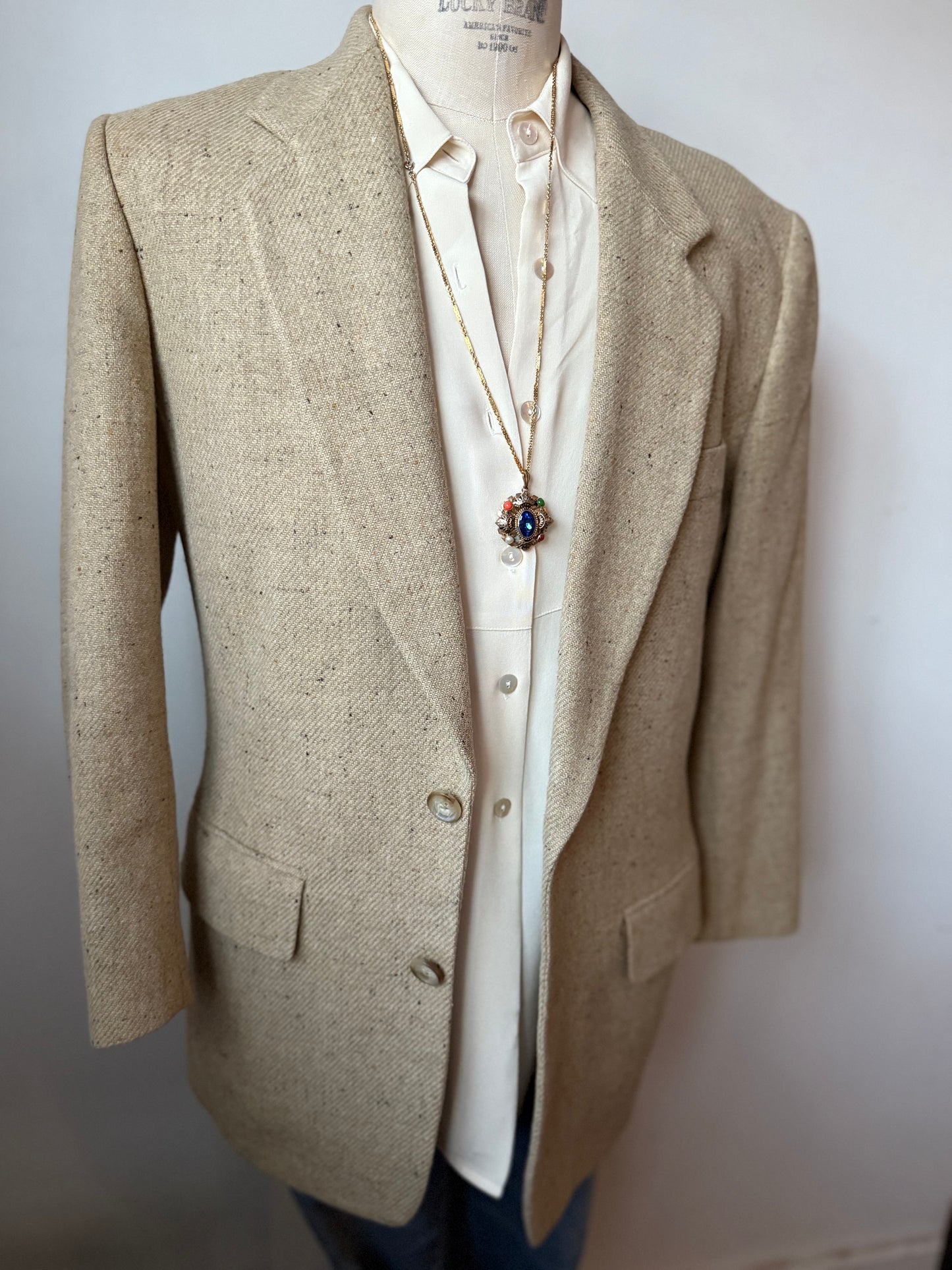 Structure Silk Blouse