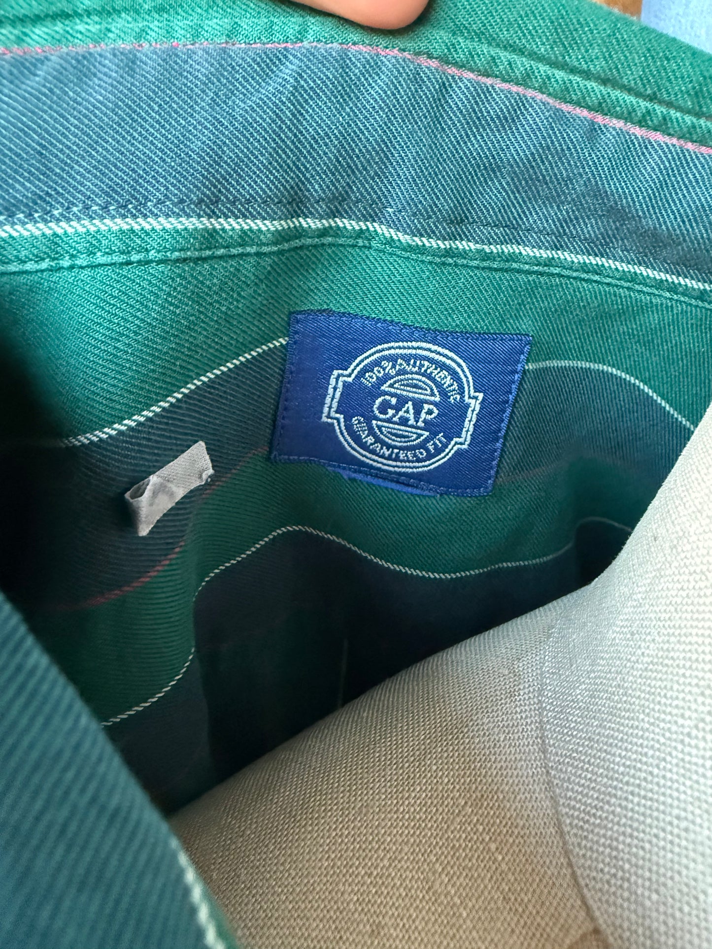 Vintage Gap stripe woven shirt