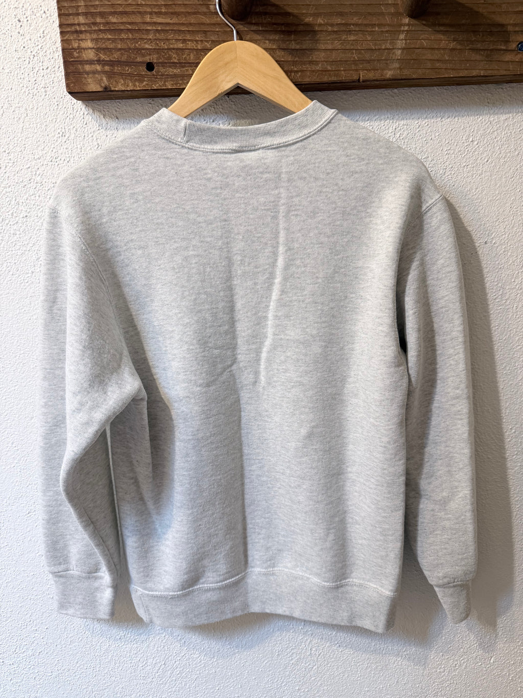 Heather grey crew neck