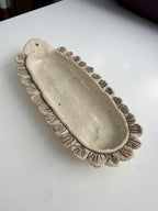 Petal ceramic  incense dish