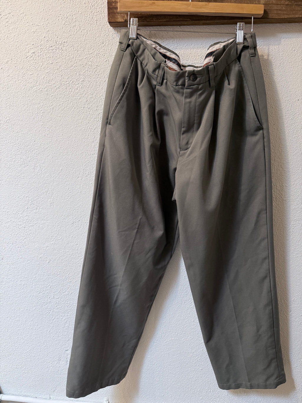 Haggar green trousers