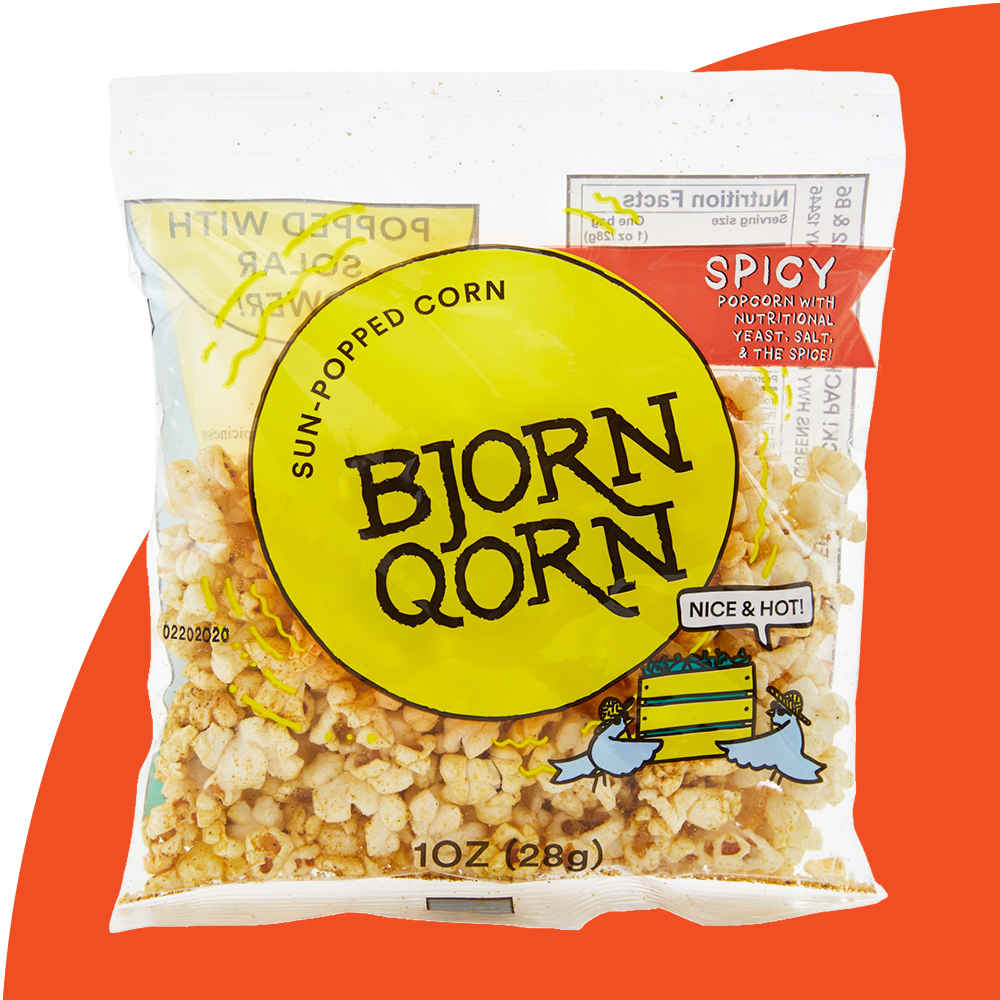 1oz Spicy BjornQorn