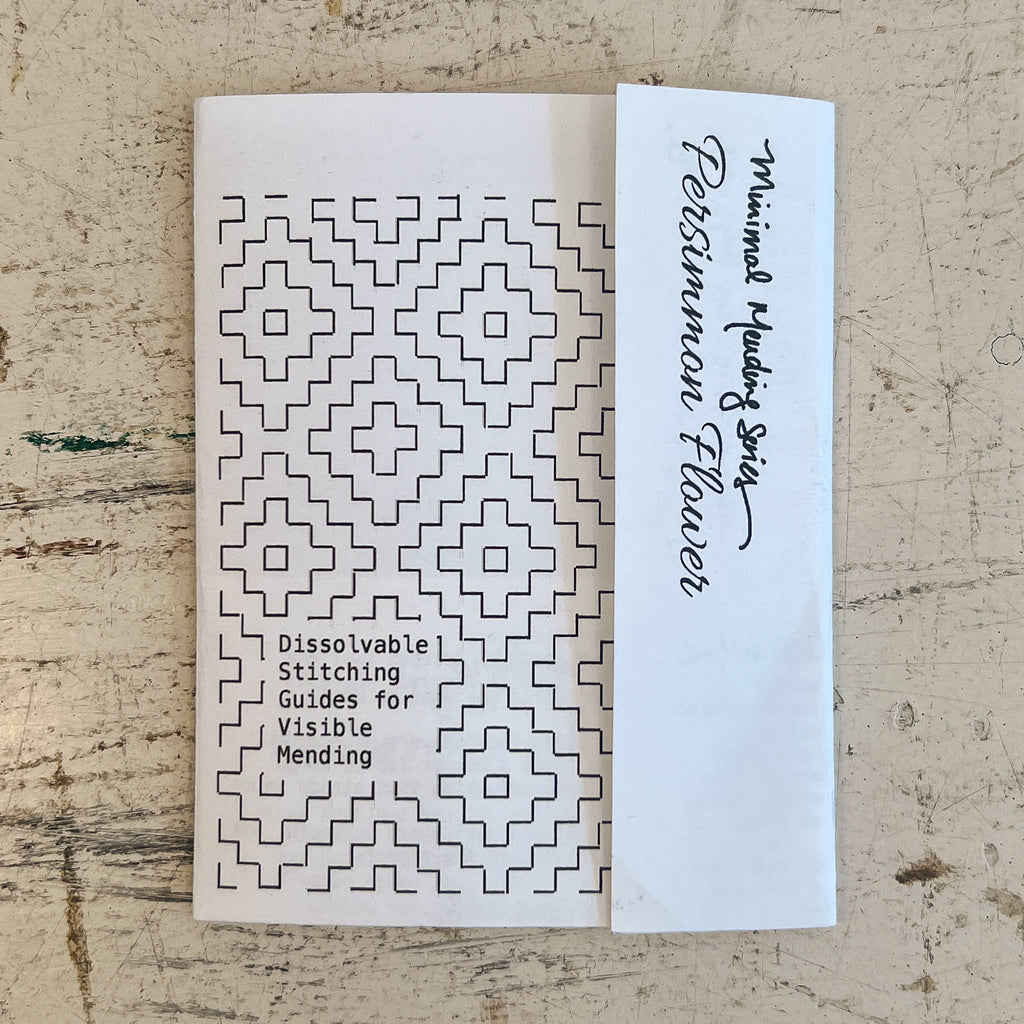 Persimmon Flowers - Minimal Mending + Embellishment Transfer
