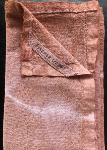 Natural Dyed tea Towel - Quebracho Rojo