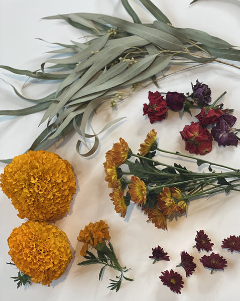 Natural Dye Linen Napkin - Bundle Dye - marigold