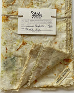 Natural Dye Linen Napkin - Bundle Dye - marigold