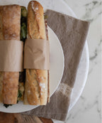 Natural Dye Linen Napkin - Chestnut + Iron