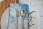 Natural Dye Linen Napkin - Organic Indigo
